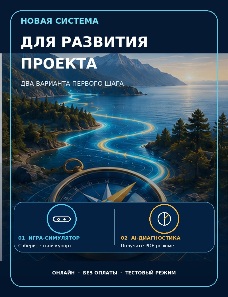 Новая система цифровых инструментов: игра-симулятор и AI-диагностика проекта